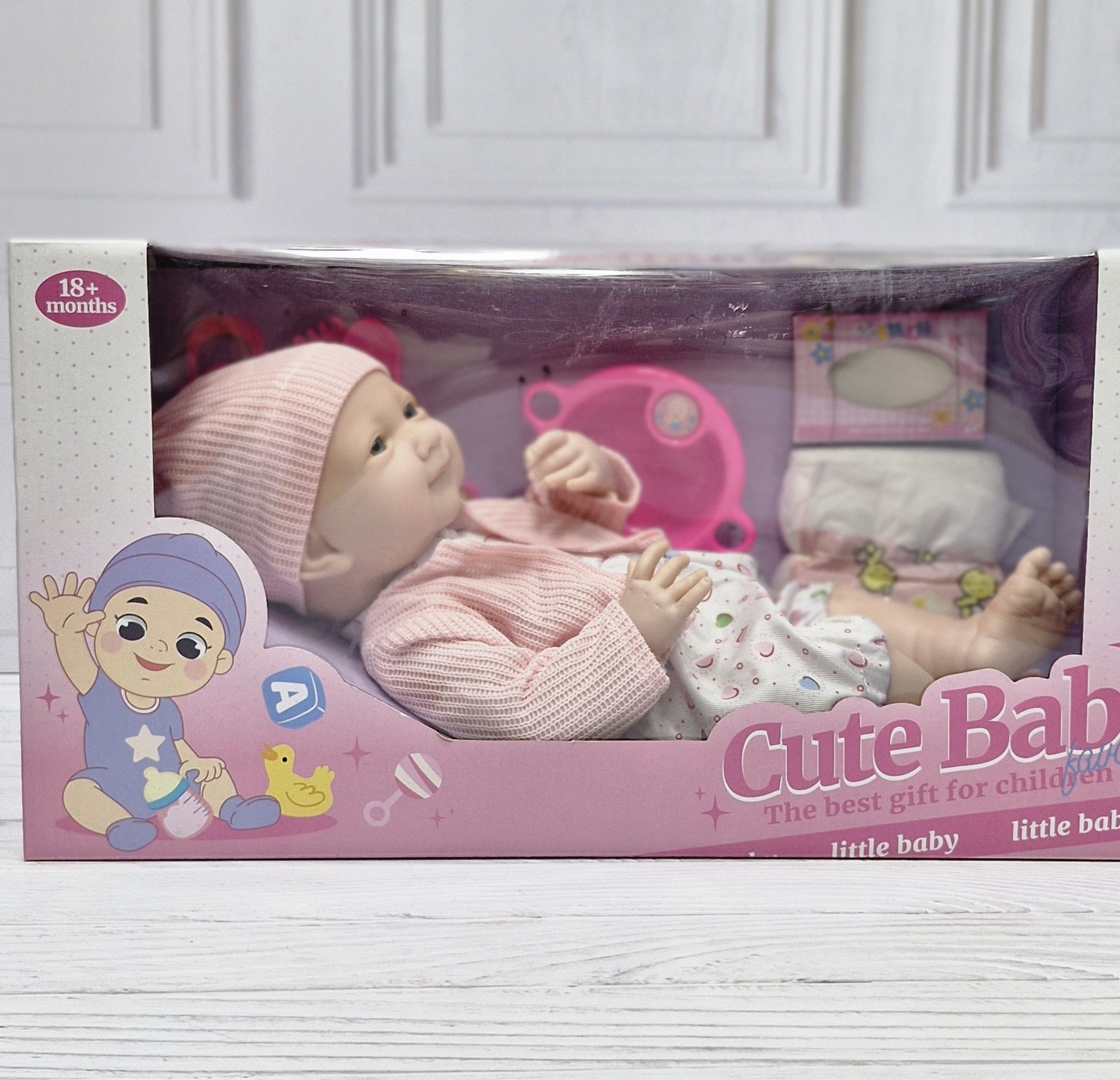 عروسک نوزاد بیبی بورن (Baby Born) با وسایل